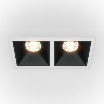 Maytoni ALFA LED DL043-02-10W4K-SQ-WB Вградено спот светило 2x20W/LED 4000K 1000LM IP20