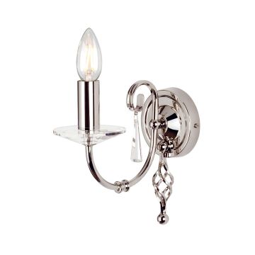 Elstead Lighting AEGEAN AG1-POL-NICKEL Светильник за стена 1x60W/E14