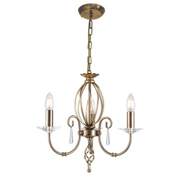 Elstead Lighting AEGEAN AG3-AGED-BRASS Люстра 3x60W/E14