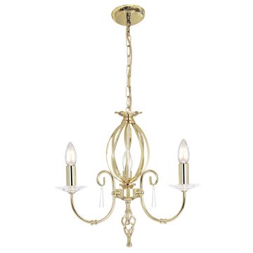 Elstead Lighting AEGEAN AG3-POL-BRASS Люстра 3x60W/E14