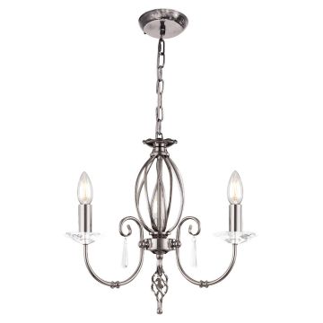 Elstead Lighting AEGEAN AG3-POL-NICKEL Люстра 3x60W/E14