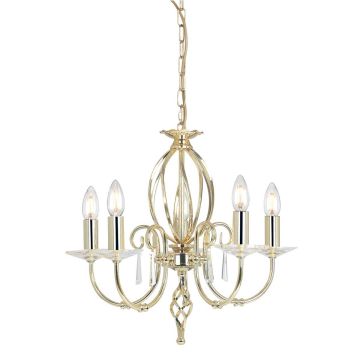 Elstead Lighting AEGEAN AG5-POL-BRASS Люстра 5x60W/E14