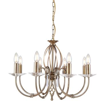 Elstead Lighting AEGEAN AG8-AGED-BRASS Люстра 8x60W/E14