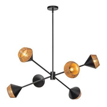 Elstead Lighting Daphne ALM-DAPHNE6-MB Люстра 6x40W/E14 IP20