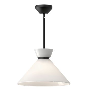 Elstead Lighting Halston ALM-HALSTON-P-M-BK Висяща лампа 1x60W/E27 IP20
