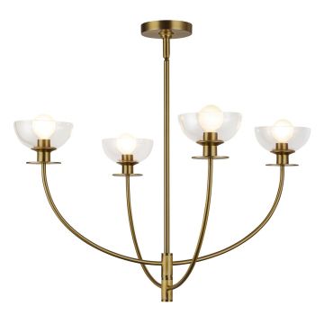 Elstead Lighting Sylvia ALM-SYLVIA4-BG-CL Люстра 4x40W/E14 IP20