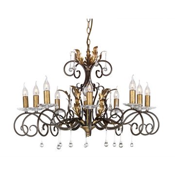 Elstead Lighting AMARILLI AML10-BRONZE Люстра 10x60W/E14