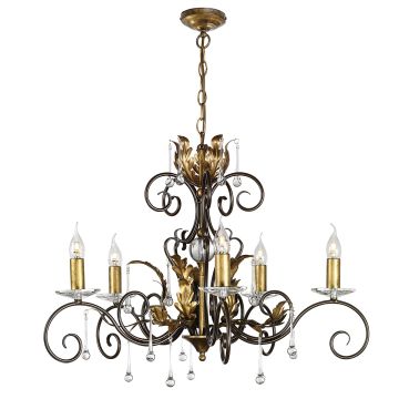 Elstead Lighting AMARILLI AML5-BRONZE Люстра 5x60W/E14