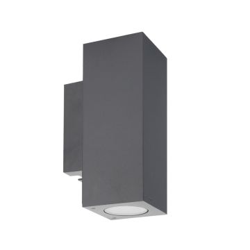 Norlys SANDVIK 1731GR Светильник за стена 2x3.9W/GU10 2700K 530LM IP65