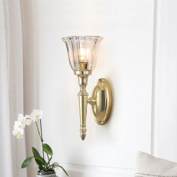 Elstead Lighting DRYDEN BATH-DRYDEN1-PB Светильник за стена 1x40W/G9 IP44