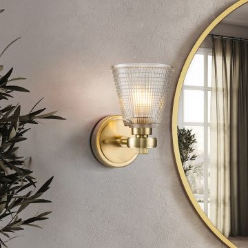 Elstead Lighting Gunnislake BATH-GUNNIS1-BB Светильник за стена 1x3.5W/G9 IP44