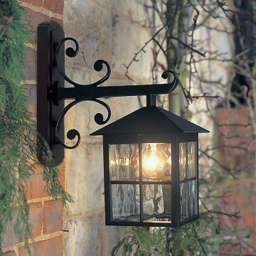 Elstead Lighting WINCHESTER BL19-BLACK Светильник за стена 1x60W/E27 IP43