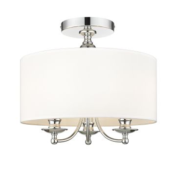 Cosmolight ABU DHABI C03466CH-WH Таванна лампа 3x40W/E14