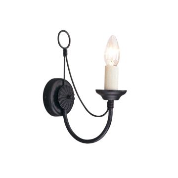 Elstead Lighting CARISBROOKE CB1-BLACK Светильник за стена 1x60W/E14