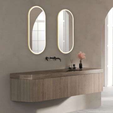 Zambelis MIRROR WITH LED 25386 Огледало 18W/led 3000-4000K 1564-1739lm IP44