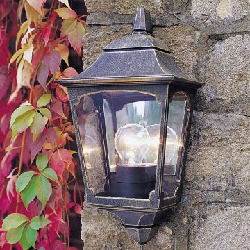 Elstead Lighting CHAPEL CP7-2-BLACK Светильник за стена 1x60W/E27 IP44