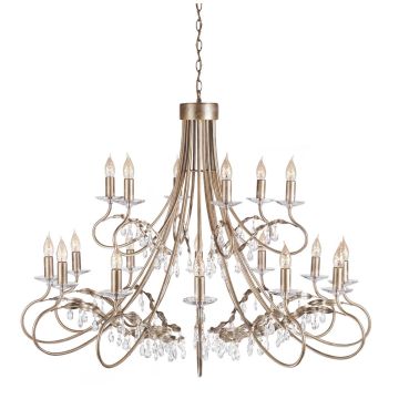 Elstead Lighting CHRISTINA CRT18-SIL-GOLD Люстра 18x60W/E14