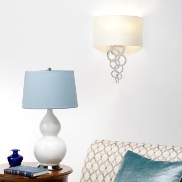 Elstead Lighting Curtis CURTIS-LARGE-PC Светильник за стена 2x60W/E27