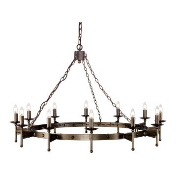 Elstead Lighting CROMWELL CW12-OLD-BRZ Люстра 12x60W/E14