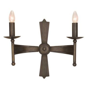 Elstead Lighting CROMWELL CW2-OLD-BRZ Светильник за стена 2x60W/E14