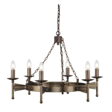 Elstead Lighting CROMWELL CW6-OLD-BRZ Люстра 6x60W/E14