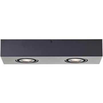 Brilliant Doro G99721/76 Таванна лампа 2x4,5w/gu10 3000k 345lm IP20