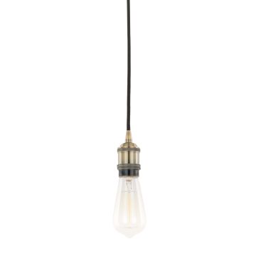 Italux CLASSO DS-M-034 ANTIQUE BRASS Висяща лампа 1x60W/E27 IP20