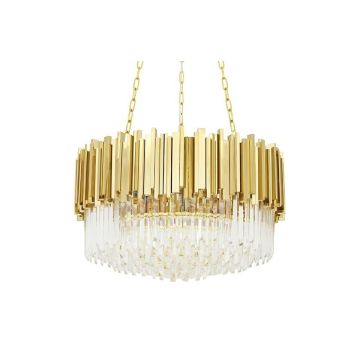 King Home IMPERIAL GOLD DW-D5688S.GOLD Висяща лампа 12x40W/E14 IP20