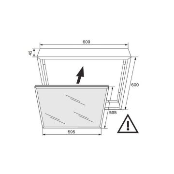 Eko Light LED PANEL EKP9131 Монтажен комплект IP20