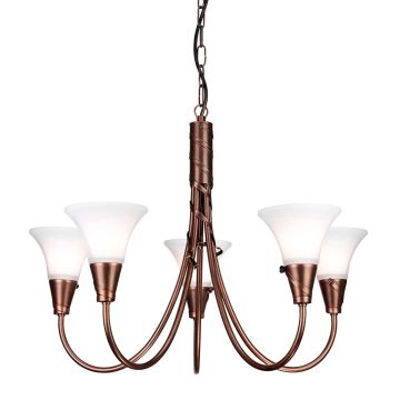 Elstead Lighting EMILY EM5-COPPER Люстра 5x60W/E14
