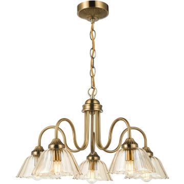 Dar Lighting Erika ERI0563 Висяща лампа 5x40w/E14