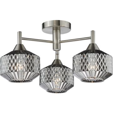 Dar Lighting Fabrienne FAB5338 Таванна лампа 3x40w/e14 ip20