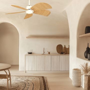 Zambelis CEILING FAN 25328 Вентилатор 15W/led 3000K - 4000K - 6500K 1500lm IP20