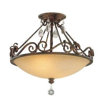 Feiss Chateau FE-CHATEAU-SF Таванен светилник 2x60W/E27