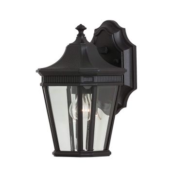 Feiss COTSWOLD LANE FE-COTSLN2-S-BK Светильник за стена 1x60W/E27 IP44