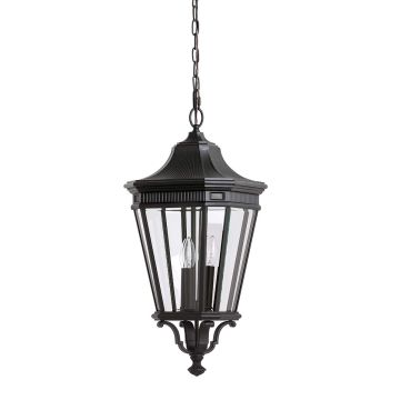Feiss COTSWOLD LANE FE-COTSLN8-L-BK Висяща лампа 3x60W/E14 IP23
