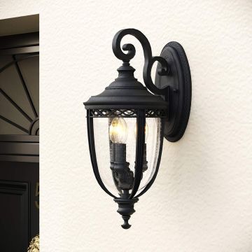 Feiss ENGLISH BRIDLE FE-EB2-L-BLK Светильник за стена 3x60W/E14 IP44