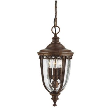Feiss ENGLISH BRIDLE FE-EB8-M-BRB Висяща лампа 3x60W/E14 IP23