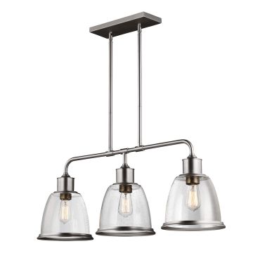 Feiss HOBSON FE-HOBSON-3P-SN Висяща лампа 3x75W/E27