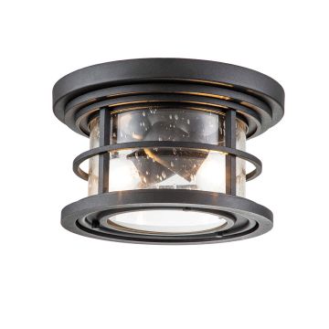 Feiss Lighthouse FE-LIGHTHOUSE-F-BLK Таванен светилник 2x40W/E27 IP44