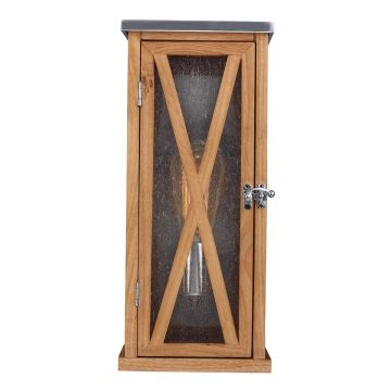 Feiss LUMIERE FE-LUMIERE-S1OAK Светильник за стена 1x60W/E27 IP44