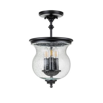 Feiss Pickering Lane FE-PICKERING-LANE-SF-BLK Таванна лампа 3x40 W/E14