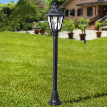 Fumagalli Mizar FMG-MIZAR-ANNA-BLK Стойка лампа 1x23W/E27 2700K 800lm IP55