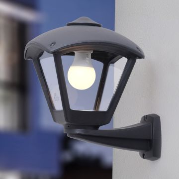Fumagalli Nardo FMG-NARDO-DARIO-BLK Светильник за стена 1x23W/E27 IP55