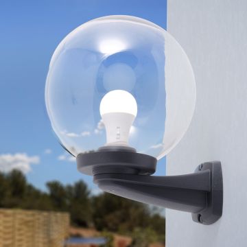 Fumagalli Nardo FMG-NARDO-GLOBE-BLK Светильник за стена 1x23W/E27 IP55
