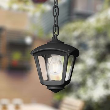 Fumagalli Sicar FMG-SICAR-ROBY-BLK Висяща лампа 1x23W/E27 IP55