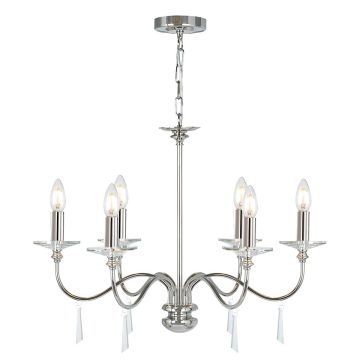 Elstead Lighting FINSBURY PARK FP6-POL-NICKEL Люстра 6x60W/E14