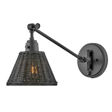 Hinkley Lighting Arti HK-ARTI-1W-BK-BR Светильник за стена 1x60W/E27 IP20