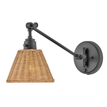 Hinkley Lighting Arti HK-ARTI-1W-BK-NR Светильник за стена 1x60W/E27 IP20