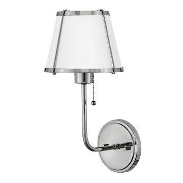 Hinkley Lighting Clarke HK-CLARKE1-PN-WH Светильник за стена 1x40W/E27 IP20